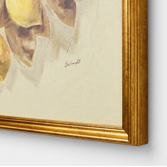 Threshold Lemons Vintage Framed Wall Art - ™ designed with Studio McGee - Picture 3 of 4